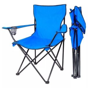 Silla Plegable Con Portavasos Camping X2