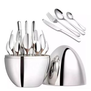 Juego De Cubiertos 24pcs Acero Inoxidabl