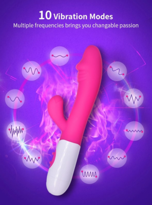 VIBRADOR PUNTO G Y ESTIMULACION CLITORIA