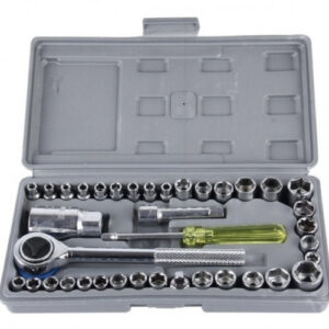 Set raches x 40 PIEZAS Herramientas Carros Juego De Raches Copas Kit Dado